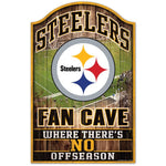 Steelers Wood Sign 11x17 Fan Cave