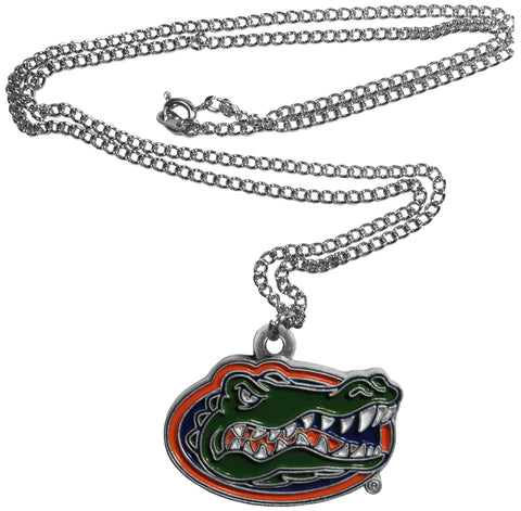 Gators Chain Necklace w/ Large Charm Logo