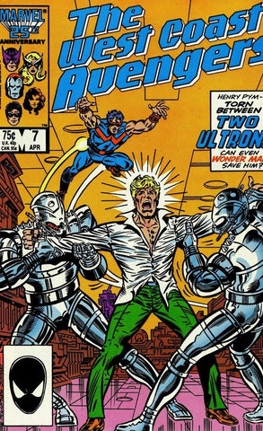 Avengers: West Coast Issue #7 April 1986 Comic Book