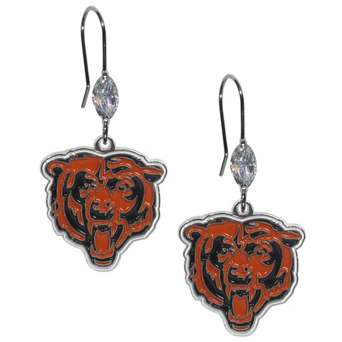 Bears Earrings Dangle Crystal