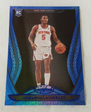 Knicks Immanuel Quickley 2020-21 Certified Blue Refractor Rookie No. 176 Single Card