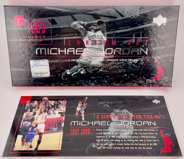 1999 Upper Deck Michael Jordan Career Set Empty Box w/ Over-Sized