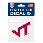 Virginia Tech 4x4 Decal Logo