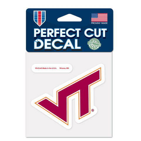 Virginia Tech 4x4 Decal Logo