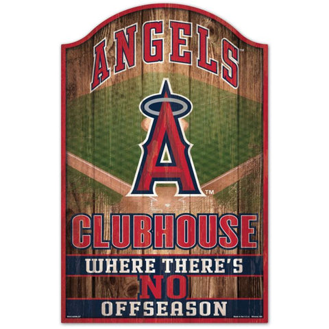 Angels Wood Sign 11x17 Clubhouse