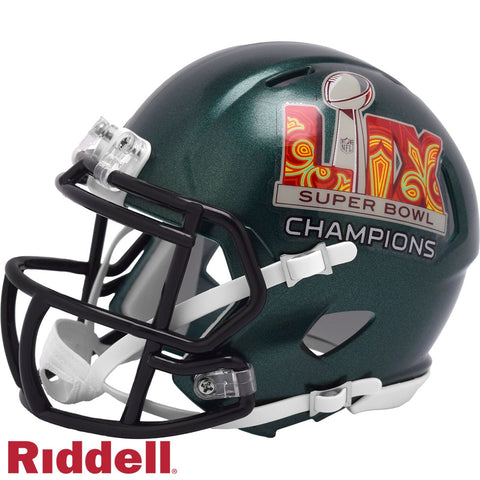 Eagles Mini Helmet Speed Super Bowl 59 Champs