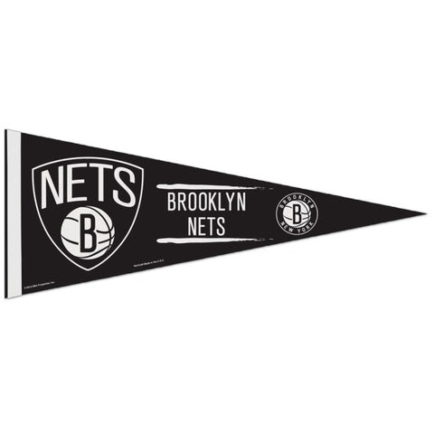 Nets Triangle Pennant 12"x30"