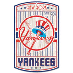 Yankees Wood Sign 11x17 Cooperstown