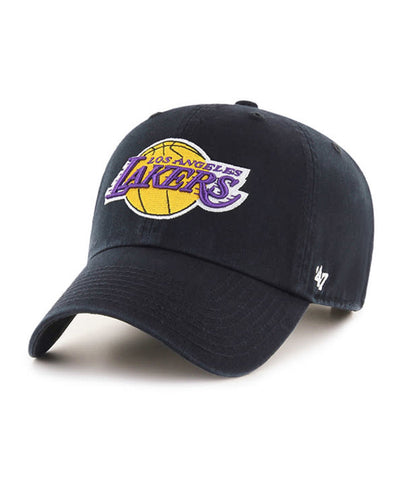 Lakers Hat 47' Clean Up Adjustable Black