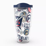 Blue Jackets 24oz All Over Tervis w/ Lid