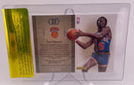 Knicks Earl Monroe 2011 Panini National Treasures No.22 #18/99 Beckett Raw Card Review 9.5 Autographed Relic Single Card