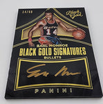 Bullets Earl Monroe 2016 Panini America-Black Gold #BG-EMR 14/60 Autographed Single Card