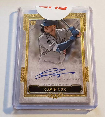 Dodgers Gavin Lux 2020 Topps Five Star Rookie On-Card Autographed Single Card