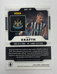 Newcastle United Emil Krafth 2020-21 Obsidian No.39 White Pulsar #07/11 Rookie Single Card