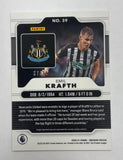 Newcastle United Emil Krafth 2020-21 Obsidian No.39 White Pulsar #07/11 Rookie Single Card