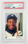 Mariners Ken Griffey Jr 1989 Upper Deck No.1 PSA Graded 8 Rookie Single Card