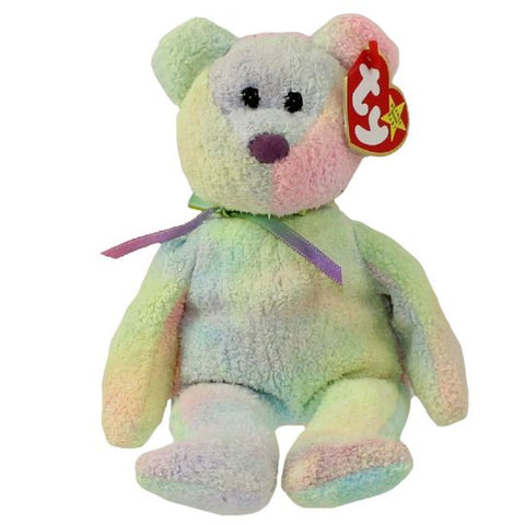 TY Beanie Baby 8.5" - Groovy the Ty-Dyed Bear 1999