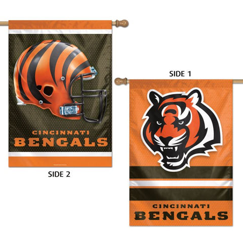 Bengals Vertical House Flag 2-Sided 28x40