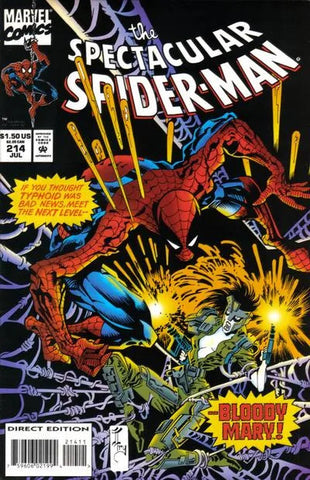 Spider-Man: Spectacular Issue #214 July 1994 Comic Book