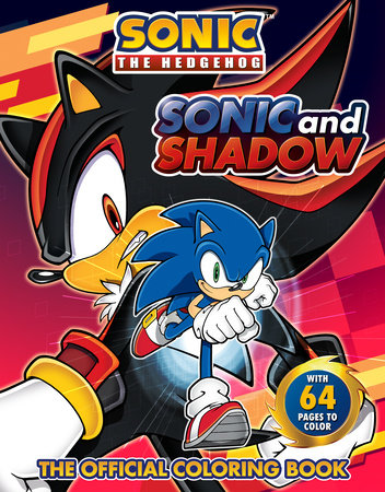 The Official Coloring Book - Sonic & Shadow