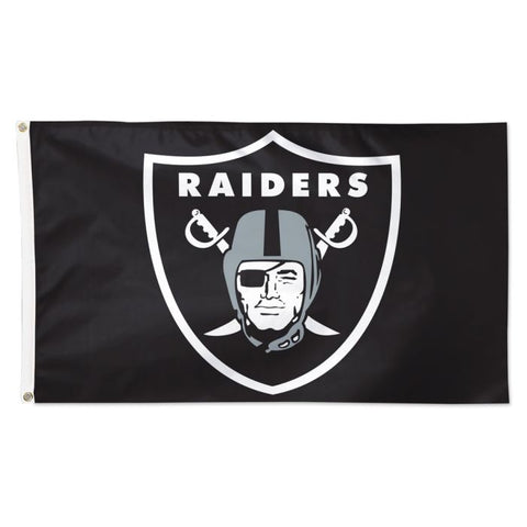 Raiders 3x5 House Flag Team Logo