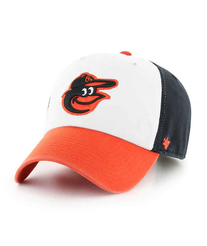 Orioles Hat 47' Clean Up Home Adjustable White-Orange