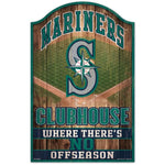 Mariners Wood Sign 11x17 Clubhouse