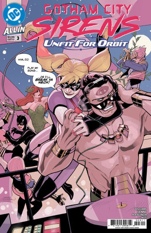 Gotham City Sirens: Unfit for Orbit Issue #3 July 2025 Cover A Comic Book