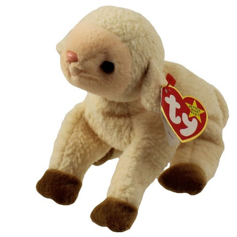 TY Beanie Baby 5.5" - Ewey the Lamb