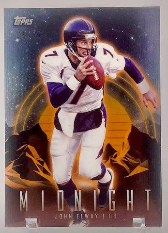 Broncos John Elway 2024 Topps Midnight No.30 #15/50 Single Card