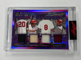 Reds Robinson Bench Morgan Rose 2021 Leaf Ultimate Sports No.MR-17 #1/9 Relic Single Card