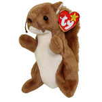 TY Beanie Baby 5.5" - Nuts the Squirrel 1996