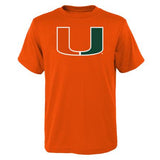 Miami Hurricanes Kids Shirt Primary Logo Cotton