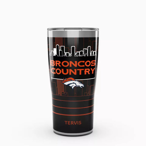 Broncos 20oz Slogan Stainless Steel Tervis w/ Slider Lid