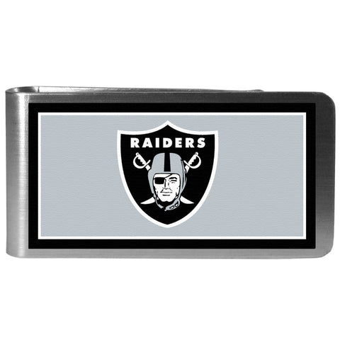 Raiders Money Clip Steel SS Logo MVP