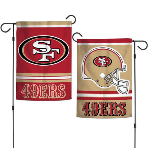 49ers Garden Flag 2-Sided Small 12"x18"