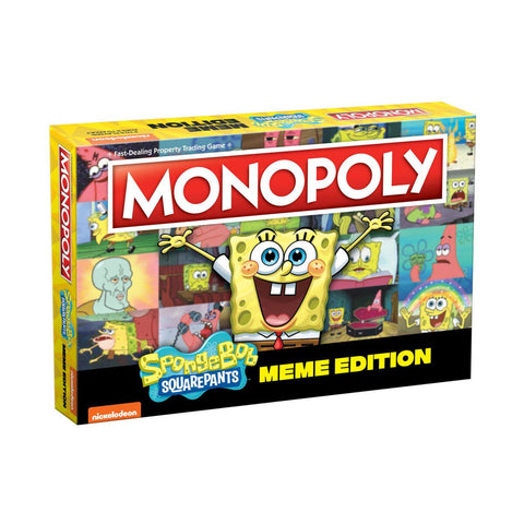 Spongebob Squarepants Meme Edition Monopoly Board Game