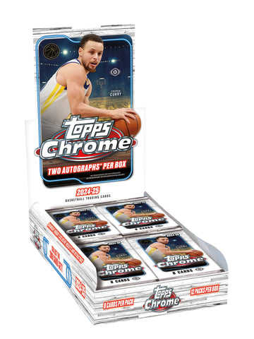 2024-25 Topps Chrome NBA Hobby Box