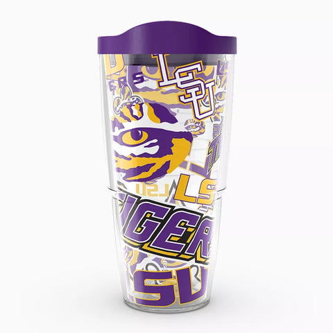 LSU 24oz All Over Tervis w/ Lid