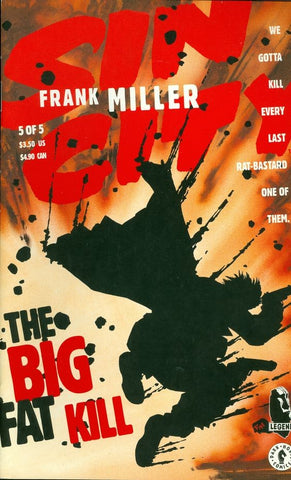 Frank Miller's Sin City: The Big Fat Kill Issue #5 March 1995 Comic Book