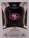 49ers Jake Moody 2023 Panini Select No.RSI-JMO #24/49 Autographed Rookie Single Card