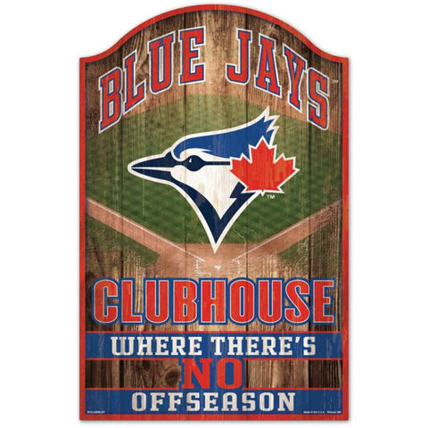 Blue Jays Wood Sign 11x17 Clubhouse