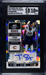 Bears Tyrique Stevenson 2023 Panini Contenders Optic No.203 #09/22 SGC Graded 10 Autographed Rookie Single Card