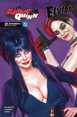 Harley Quinn X Elvira Issue #1 October 2025 Cover E Comic Book