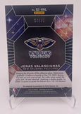 Pelicans Jonas Valanciunas 2023-24 Panini Obsidian No.GI-VAL #54/75 Autographed Single Card