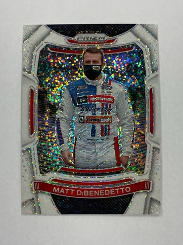 Matt DiBenedetto 2021 Panini Prizm No.31 White Sparkle Single Card