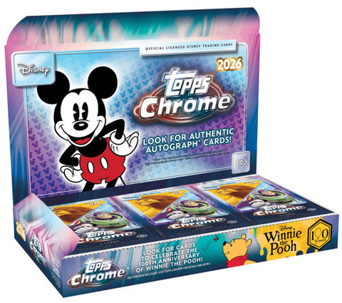 2026 Topps Chrome Disney Hobby Box – JP Sports