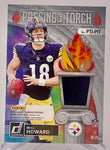 Steelers Ben Roethlisberger/Will Howard 2025 Panini Donruss No.PTJ-PIT #117/199 Relic Single Card