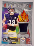 Steelers Ben Roethlisberger/Will Howard 2025 Panini Donruss No.PTJ-PIT #117/199 Relic Single Card