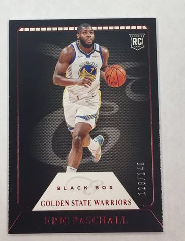 Warriors Eric Paschall 2019-20 Chronicles Black #128/149 Rookie Single Card